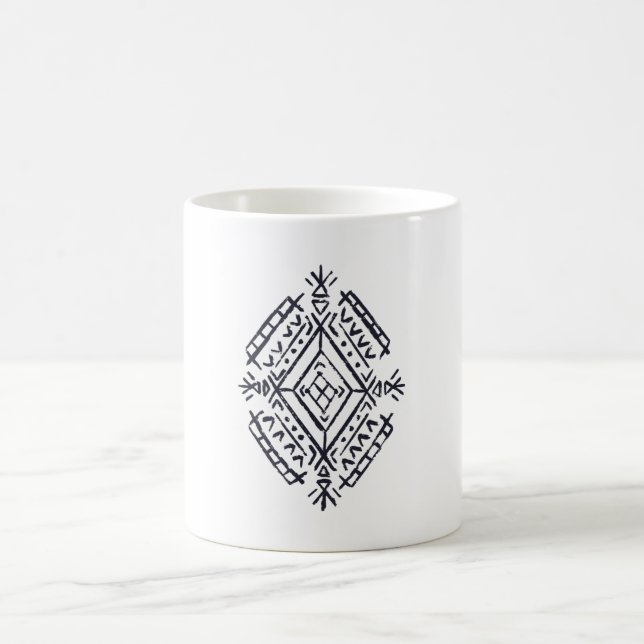 Berber motif coffee mug (Center)