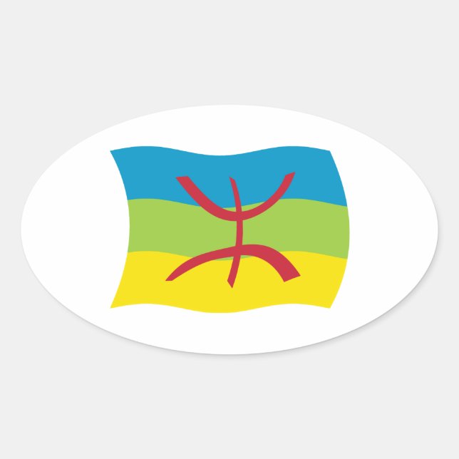 Berber People Flag Sticker (Front)