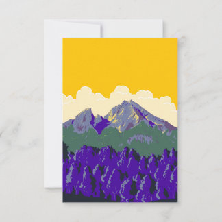 Berchtesgaden Alps or Berchtesgadener Alpen WPA Thank You Card