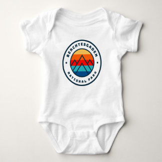 Berchtesgaden National Park Germany Minimalist  Baby Bodysuit