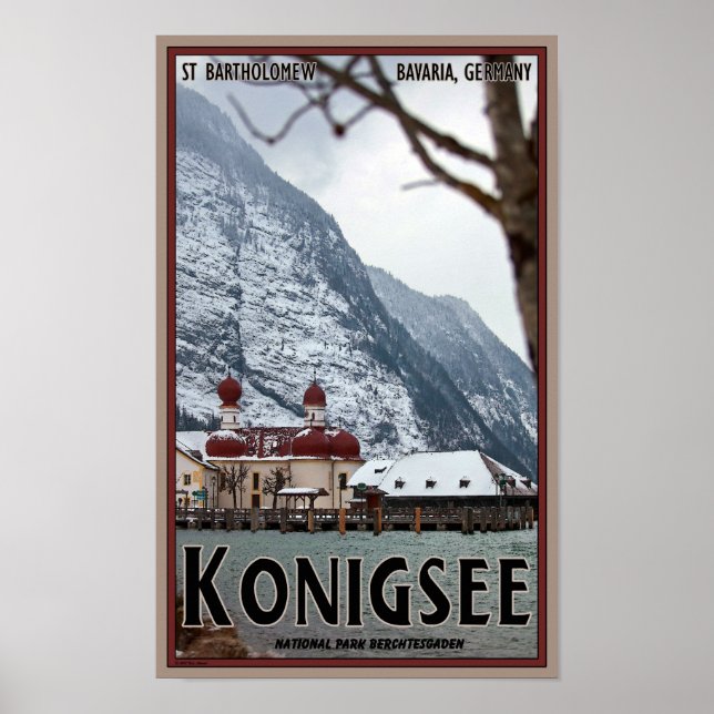 Berchtesgaden - St Bartholomew Poster (Front)