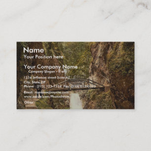 Berchtesgaden, Upper Bavaria, Germany vintage Phot Business Card