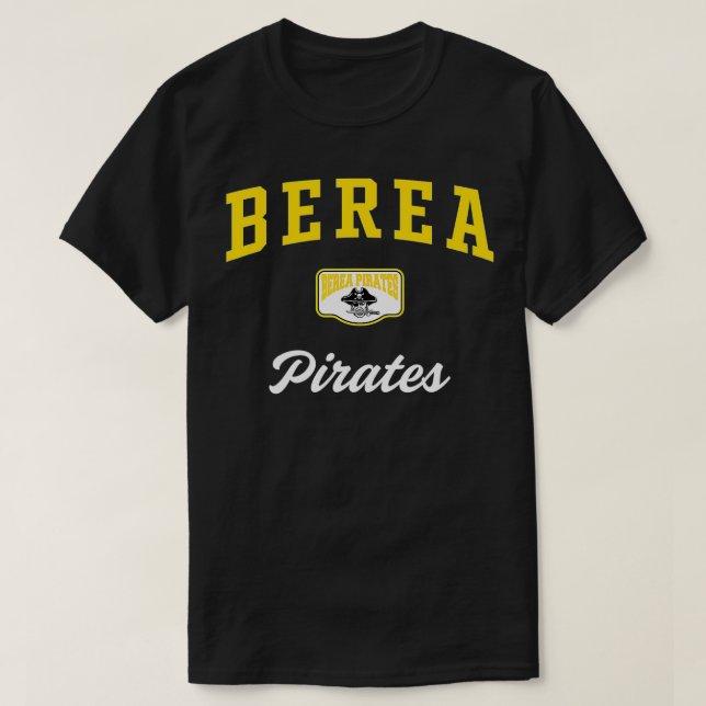Berea High School Pirates  T-Shirt (Design Front)