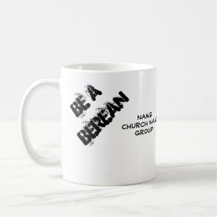Berean Apologetics Bible Verse Personalised White Coffee Mug