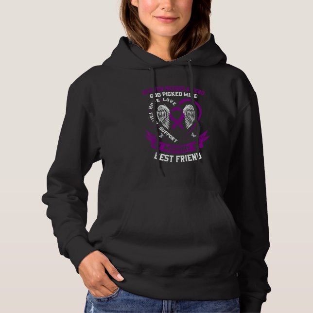 Bereavement Best Friend Alzheimers Awareness Memor Hoodie (Front)