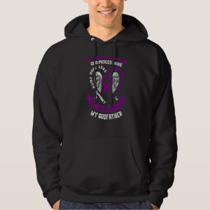 Bereavement Loss of Godfather Alzheimers Awareness Hoodie