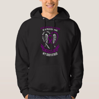 Bereavement Loss of Godfather Alzheimers Awareness Hoodie