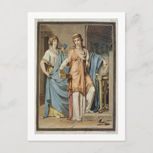 Berenice, costume for 'Berenice' by Jean Racine, f Postcard