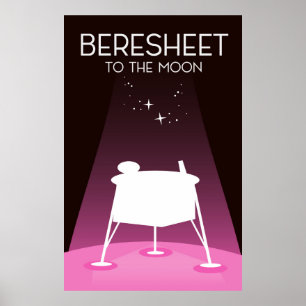 Beresheet "to the Moon" Poster
