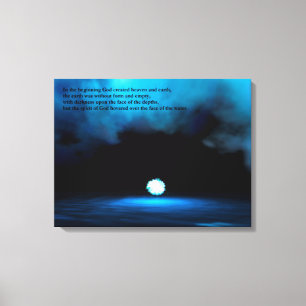 Bereshit - In The Beginning Canvas Print