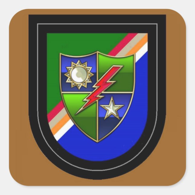 Beret Flash(Post 6/01) DUI HQ Ranger Stickers (Front)