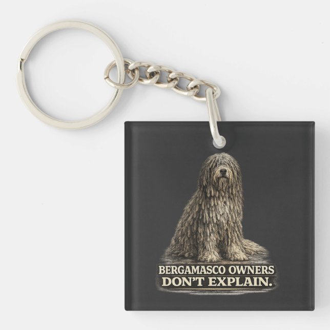 Bergamasco Owners Don’t Explain Key Ring (Front)