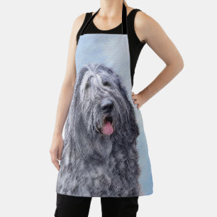 Bergamasco Sheepdog Painting - Cute Original Dog A Apron
