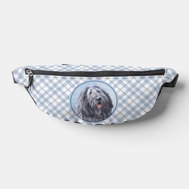 Bergamasco Sheepdog Shepherd Painting Cute Dog Art Bum Bags (Lay Down)