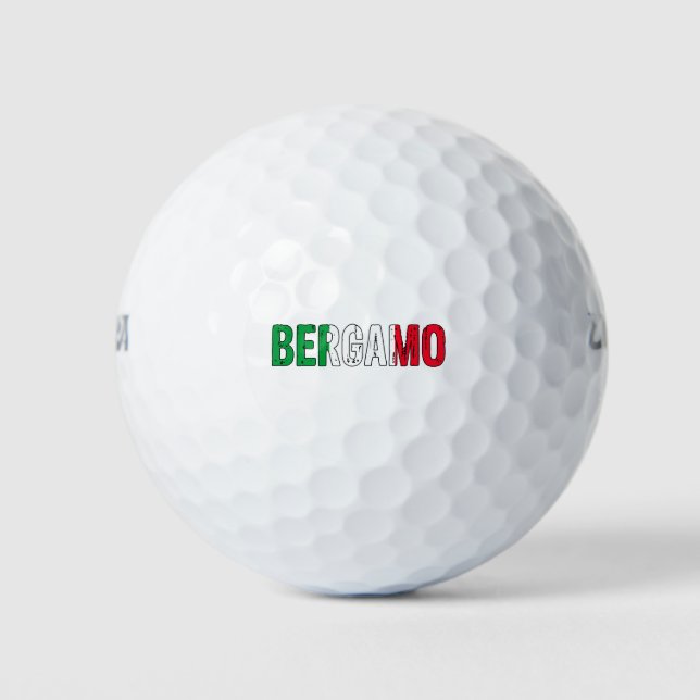 Bergamo Italy Golf Balls (Front)