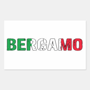 Bergamo Italy Rectangular Sticker