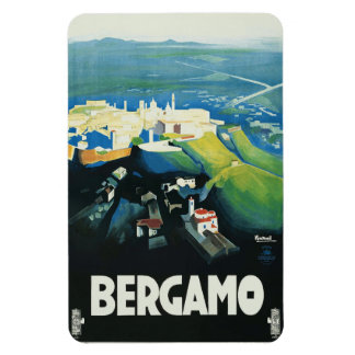Bergamo Italy | Vintage Travel Souvenir Magnet