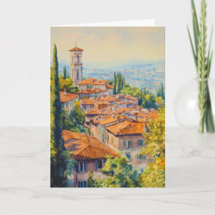 Bergamo Watercolor 1 Card