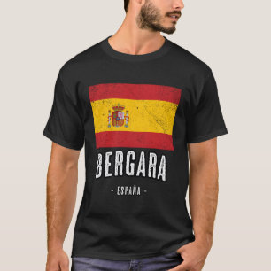 Bergara Spain Es Flag City Bandera Ropa T-Shirt
