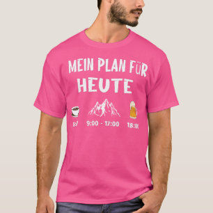 Berge Kaffee Bier - My Plan For Today Active T-Shirt