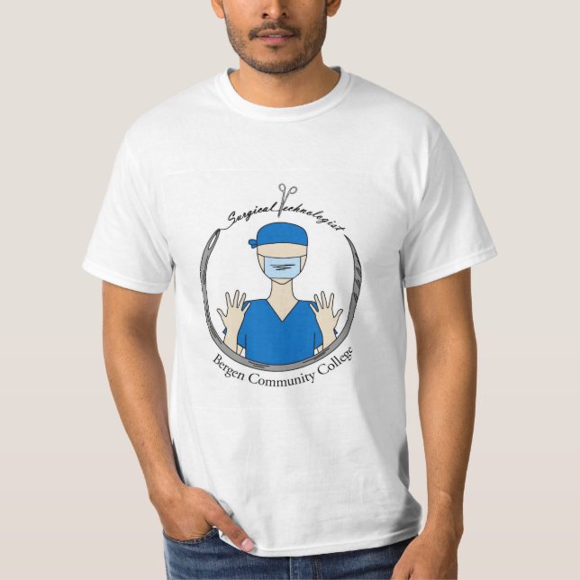 Bergen Community College Surgical Technologist Pro T-Shirt (Front)
