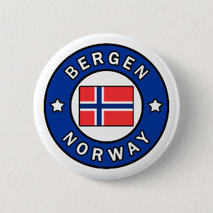 Bergen Norway 6 Cm Round Badge