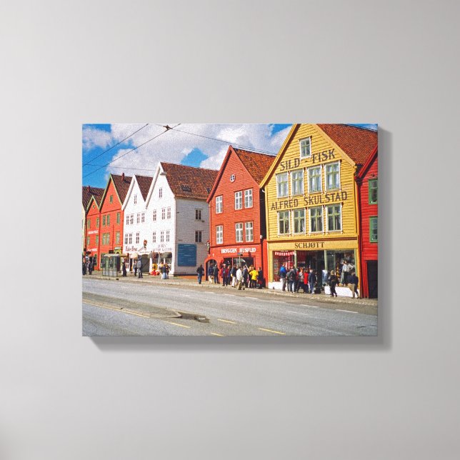 Bergen, Norway Canvas Print (Front)