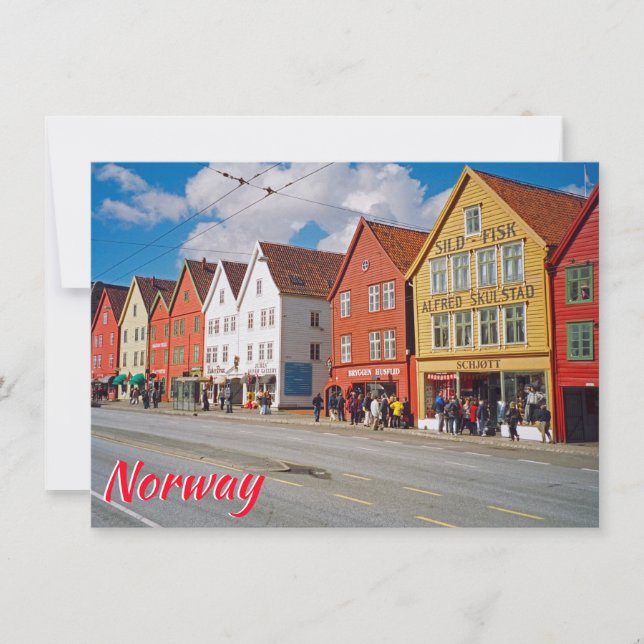 Bergen, Norway card (Front)