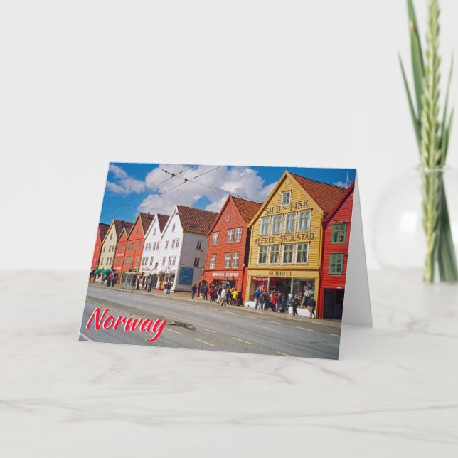 Bergen, Norway Card (Front)