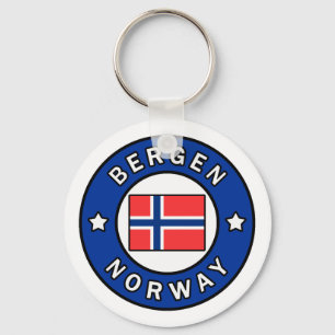 Bergen Norway Key Ring