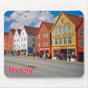 Bergen, Norway Mouse Mat