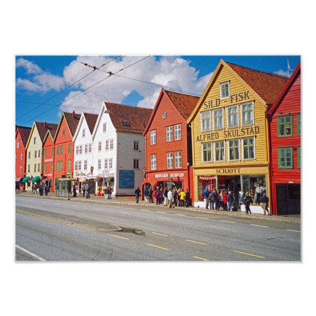 Bergen, Norway Photo Print (Front)