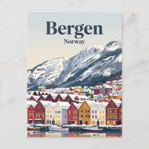 Bergen, Norway Postcard