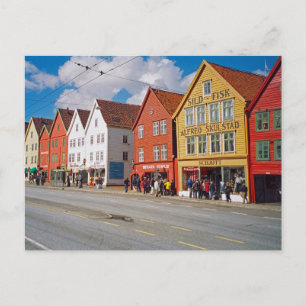Bergen, Norway Postcard