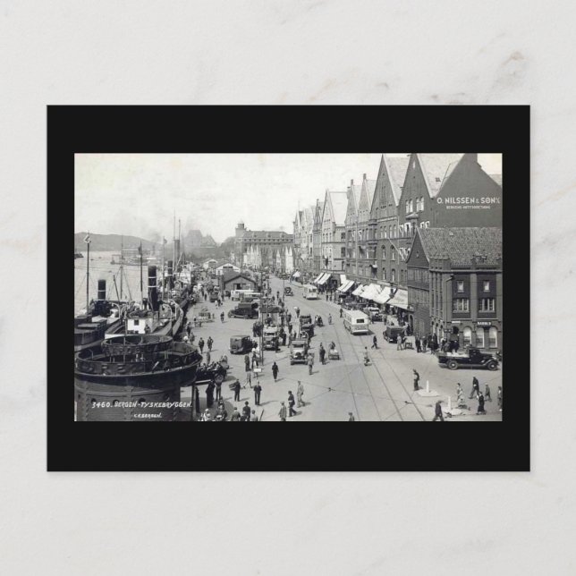 Bergen, Norway Postcard (Front)