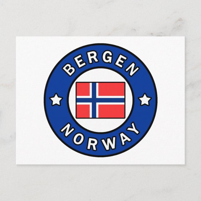 Bergen Norway Postcard (Front)