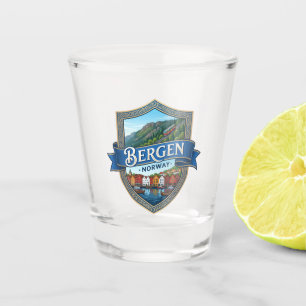Bergen Norway Shot Glass