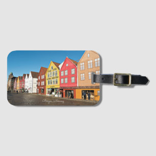 Bergen, Norway stores and shops Card Luggage Tag