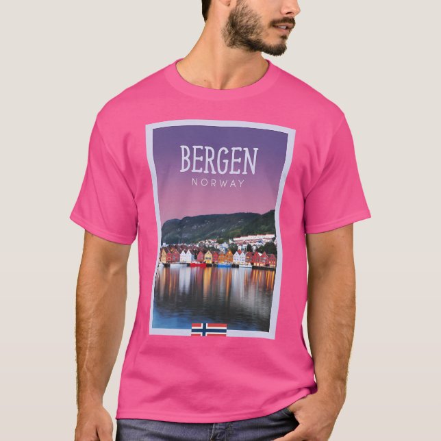 Bergen Norway T-Shirt (Front)