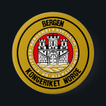 Bergen Round Emblem 7.5 Cm Round Badge<br><div class="desc">Bergen Round Emblem</div>