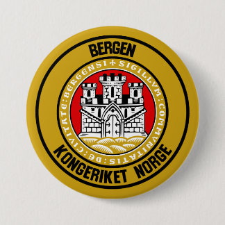 Bergen Round Emblem 7.5 Cm Round Badge
