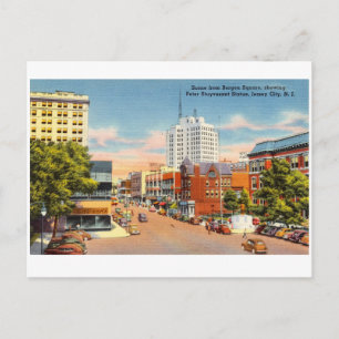 Bergen Square, Jersey City, New Jersey Postcard