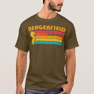 Bergenfield New Jersey Vintage Distressed Souvenir T-Shirt