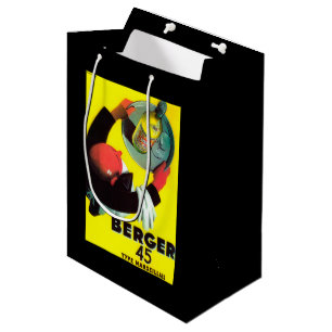 Berger 45 Vintage PosterEurope Medium Gift Bag
