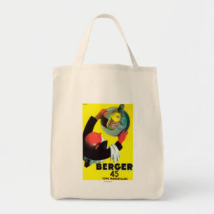 Berger 45 Vintage PosterEurope Tote Bag