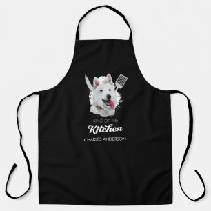 Berger Blanc Suisse King of the Kitchen Dog Apron