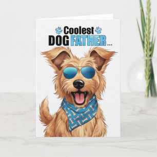 Berger Picard Dog Coolest Dad Ever Father's Day Holiday Card