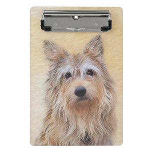 Berger Picard Painting - Cute Original Dog Art Mini Clipboard