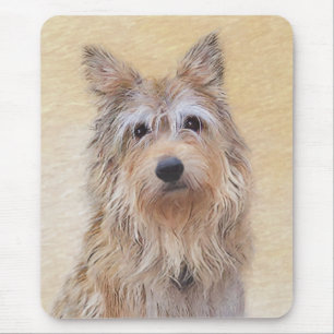 Berger Picard Painting - Cute Original Dog Art Mouse Mat