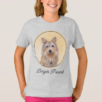 Berger Picard Painting - Cute Original Dog Art T-S
